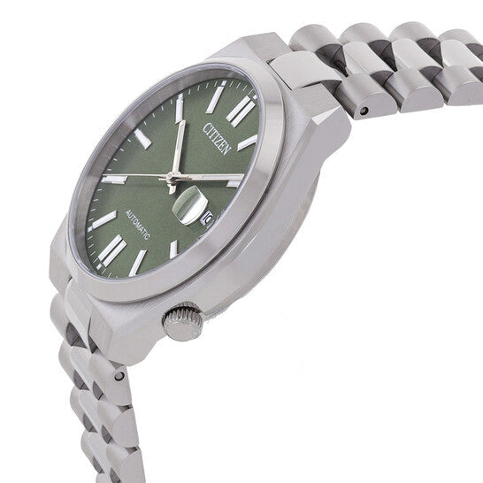  Shop Authentic Citizen x Pantone Automatic Peaceful Green Dial Silver Steel Strap Watch For Men - NJ0158-89Z - Luxxuri