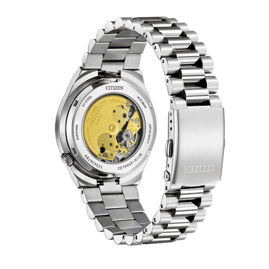  Shop Authentic Citizen Tsuyosa Automatic Orange Dial Silver Steel Strap Watch For Men - NJ0151-88Z - Luxxuri