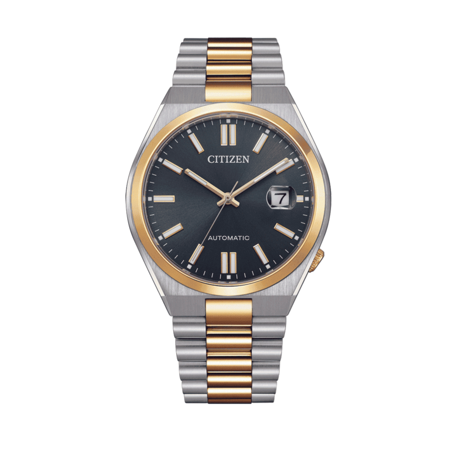  Shop Authentic Citizen Tsuyosa Automatic Grey Dial Two Tone Steel Strap Watch For Men - NJ0154-80H - Luxxuri