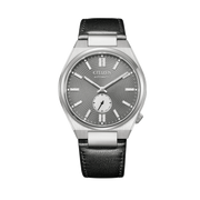  Shop Authentic Citizen Tsuyosa Automatic Grey Dial Black Leather Strap Watch for Men - NK5010-01H - Luxxuri