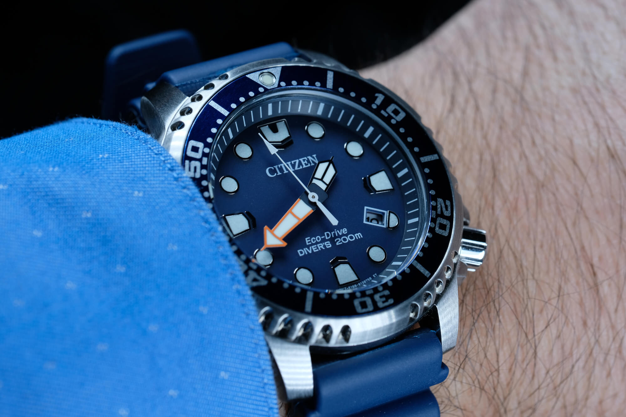  Shop Authentic Citizen Eco Drive Promaster Blue Dial Blue Strap Watch For Men - BN0151-09L - Luxxuri
