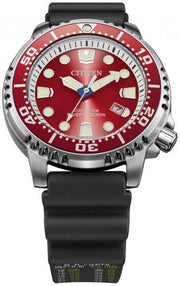  Shop Authentic Citizen Eco Drive Promaster Marine Red Dial Black Rubber Strap Watch For Men - BN0159-15X - Luxxuri