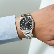  Shop Authentic Citizen Tsuyosa Automatic Black Dial Silver Steel Strap Watch For Men - NJ0150-81E - Luxxuri