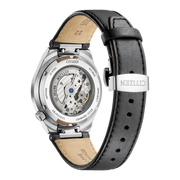  Shop Authentic Citizen Tsuyosa Automatic Grey Dial Black Leather Strap Watch for Men - NK5010-01H - Luxxuri