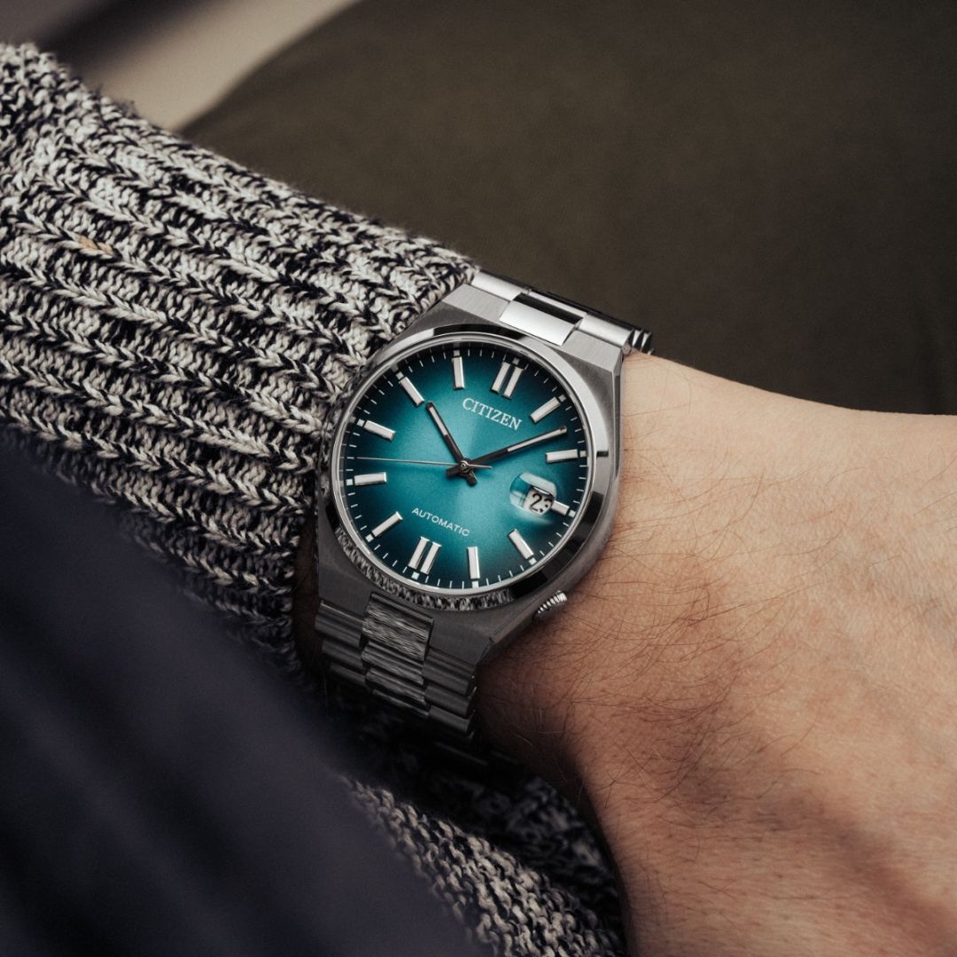  Shop Authentic Citizen Tsuyosa Automatic Blue Dial Silver Steel Strap Watch For Men - NJ0151-88X - Luxxuri