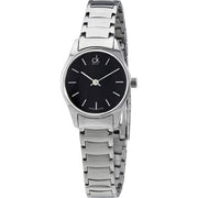  Shop Authentic Calvin Klein Simplicity Black Dial Silver Steel Strap Watch for Women - K4323130 - Luxxuri