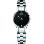  Shop Authentic Calvin Klein Simplicity Diamonds Black Dial Silver Steel Strap Watch for Women - K4323102 - Luxxuri