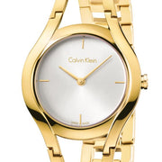  Shop Authentic Calvin Klein Class White Dial Gold Steel Strap Watch for Women - K6R23526 - Luxxuri