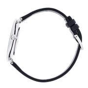  Shop Authentic Calvin Klein Rise White Grey Dial Black Leather Strap Watch for Women - K7A231C3 - Luxxuri