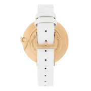  Shop Authentic Calvin Klein Rise White Dial White Leather Strap Watch for Women - K7A236LH - Luxxuri