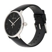  Shop Authentic Calvin Klein High Noon Quartz Black Dial Black Leather Strap Watch for Men - K8M211C1 - Luxxuri