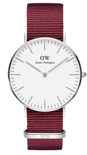  Shop Authentic Daniel Wellington Classic Roselyn White Dial Red NATO Strap Watch For Women - DW00100272 - Luxxuri