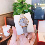  Shop Authentic Burberry The Classic Quartz Grey Dial Grey Leather Strap Watch For Women - BU10119 - Luxxuri
