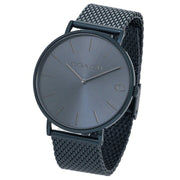 Coach Charles Blue Dial Blue Mesh Bracelet Watch for Men - 14602146