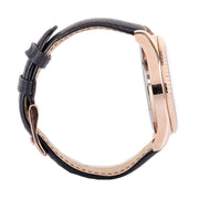  Shop Authentic Michael Kors Lexington Chronograph Rose Gold Dial Black Leather Strap Watch For Men - MK8516 - Luxxuri