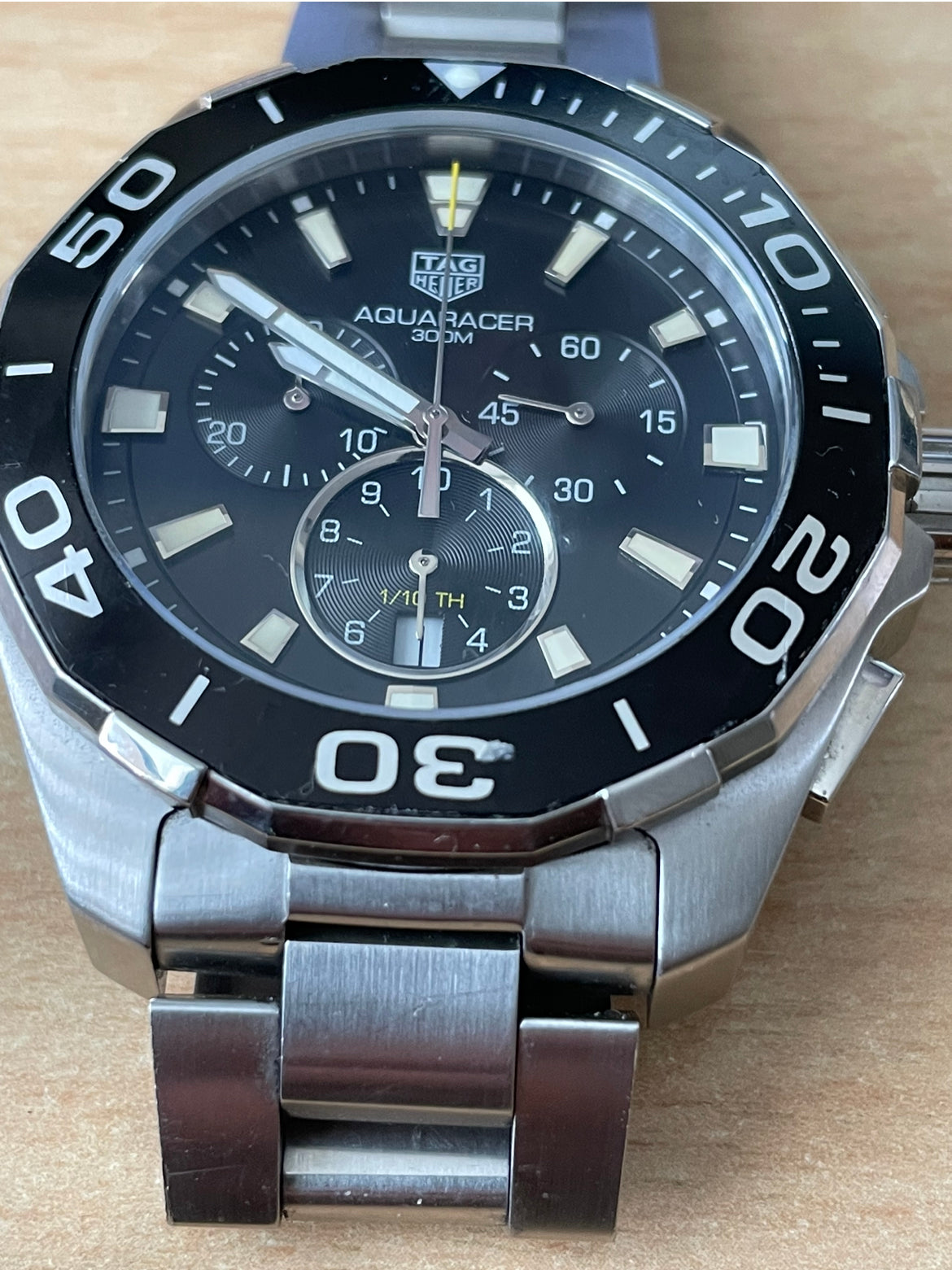  Shop Authentic Tag Heuer Aquaracer Black Dial Watch for Men - CAY111A.BA0927 - Luxxuri