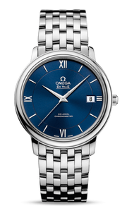  Shop Authentic Omega De Ville Prestige Co-Axial Orbis Blue Dial Silver Steel Strap Watch for Men - 424.10.40.20.03.001 - Luxxuri