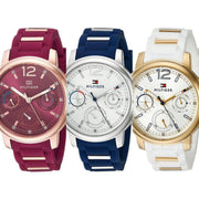  Shop Authentic Tommy Hilfiger Claudia White Dial Blue Steel Strap Watch for Women - 1781746 - Luxxuri