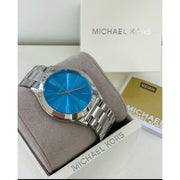 Shop Authentic Michael Kors Runway Blue Dial Silver Steel Strap Watch for Women - MK3292 - Luxxuri