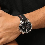  Shop Authentic Tommy Hilfiger Decker Quartz Black Dial Black Rubber Strap Watch for Men - 1791473 - Luxxuri