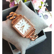  Shop Authentic Guess Vanity Diamonds Silver Dial Gold Steel Strap Watch for Women - W1030L4 - Luxxuri
