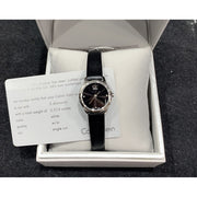  Shop Authentic Calvin Klein Minimal Black Dial Black Leather Strap Watch for Women - K3M231CS - Luxxuri