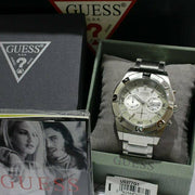  Shop Authentic Guess Jolt Chronograph Grey Dial Silver Steel Strap Watch for Men - W0377G1 - Luxxuri