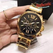  Shop Authentic Guess Optic Multifunction Black Dial Gold Steel Strap Watch for Men - W0193G1 - Luxxuri