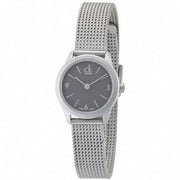  Shop Authentic Calvin Klein Minimal Grey Dial Silver Mesh Bracelet Watch for Men - K3M51154 - Luxxuri