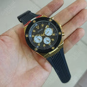  Shop Authentic Guess Poseidon Chronograph Black Dial Black Rubber Strap Watch for Men - GW0057G1 - Luxxuri
