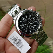  Shop Authentic Guess Surge Chronograph Black Dial Silver Steel Strap Watch for Men - W1258G1 - Luxxuri