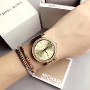  Shop Authentic Michael Kors Darci Gold Dial Gold Mesh Bracelet Watch for Women - MK3368 - Luxxuri