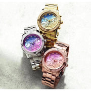 Shop Authentic Guess Confetti Diamonds Gold Dial Gold Steel Strap Watch for Women - W0774L2 - Luxxuri