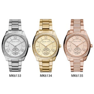 Shop Authentic Michael Kors Bryn Quartz Silver Dial Silver Steel Strap Watch For Women - MK6133 - Luxxuri