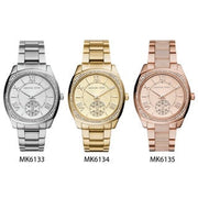  Shop Authentic Michael Kors Bryn Quartz Silver Dial Silver Steel Strap Watch For Women - MK6133 - Luxxuri