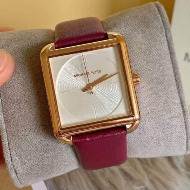  Shop Authentic Michael Kors Lake White Dial Brown Leather Strap Watch For Women - MK2584 - Luxxuri