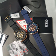  Shop Authentic Guess Momentum Black Dial Black Rubber Strap Watch for Men - GW0263G1 - Luxxuri