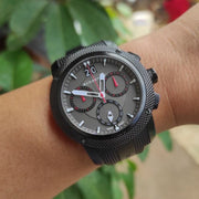  Shop Authentic Burberry The Endurance Chronograph Black Dial Black Rubber Strap Watch For Men - BU9802 - Luxxuri