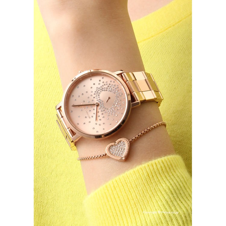  Shop Authentic Michael Kors Jaryn Rose Gold Dial Rose Gold Steel Strap Watch for Women - MK3621 - Luxxuri