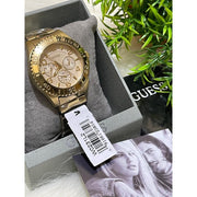  Shop Authentic Guess BFF Multifunction Gold Dial Gold Steel Strap Watch for Men - W0231L2 - Luxxuri