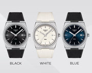  Shop Authentic Tissot PRX 40 White Dial White Rubber Strap Watch For Men -  T137.410.17.011.00 - Luxxuri