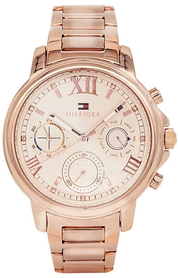  Shop Authentic Tommy Hilfiger Claudia Rose Gold Dial Rose Gold Steel Strap Watch for Women - 1781743 - Luxxuri