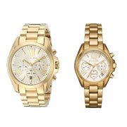  Shop Authentic Michael Kors Bradshaw Chronograph White Dial Gold Steel Strap Watch For Women - MK6266 - Luxxuri