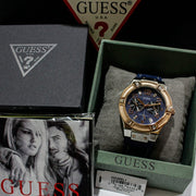  Shop Authentic Guess Jet Setter Analog Blue Dial Blue Denim Strap Watch For Women - W0289L1 - Luxxuri