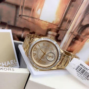  Shop Authentic Michael Kors Madelyn Quartz Gold Dial Gold Steel Strap Watch For Women - MK6287 - Luxxuri