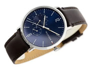 Shop Authentic Tommy Hilfiger Cooper Blue Dial Brown Leather Strap Watch for Men - 1791508 - Luxxuri