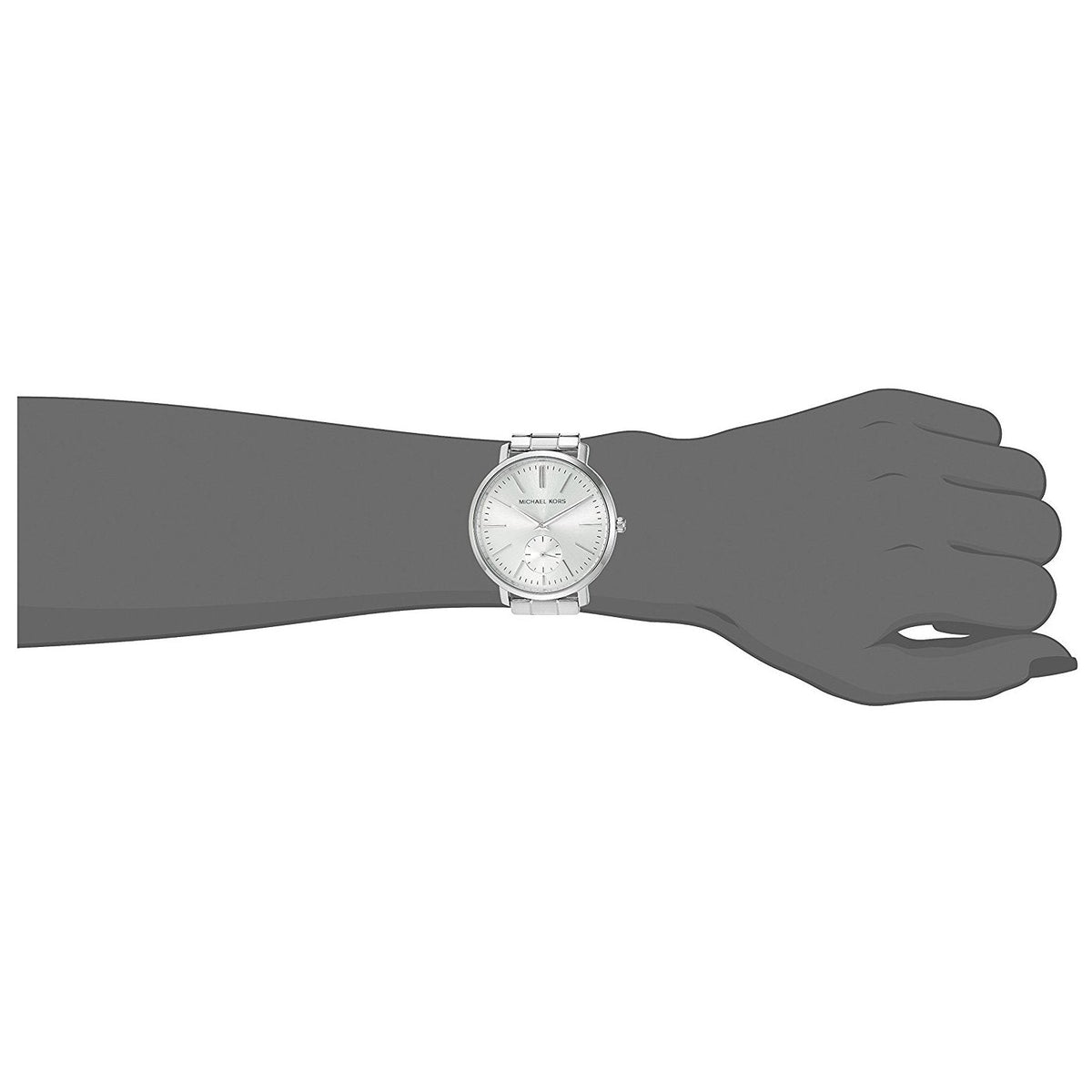 Shop Authentic Michael Kors Jaryn Quartz Silver Dial Silver Steel Strap Watch For Women - MK3499 - Luxxuri