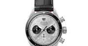  Shop Authentic Tag Heuer Autavia Chronometer Flyback Chronograph Silver Dial Black Leather Strap Watch for Men - CBE511B.FC8279 - Luxxuri
