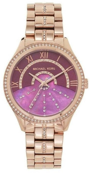  Shop Authentic Michael Kors Lauryn Pink Dial Rose Gold Steel Strap Watch for Women - MK3722 - Luxxuri