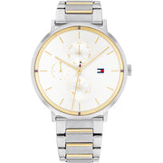  Shop Authentic Tommy Hilfiger Blake Silver Dial Two Tone Steel Strap Watch for Women - 1781908 - Luxxuri